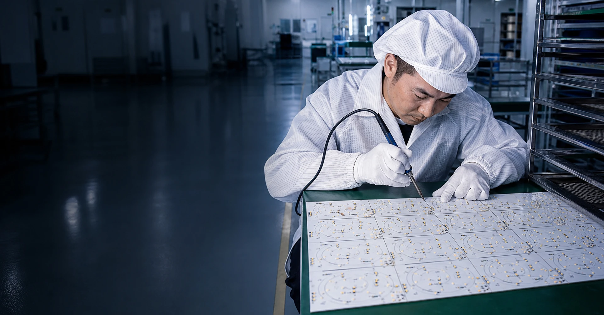 Illustrative PCB fabrication process